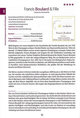 Guide 2011 des Champagnes - Gerhard Eichelmann - Champagne Francis Boulard & Fille